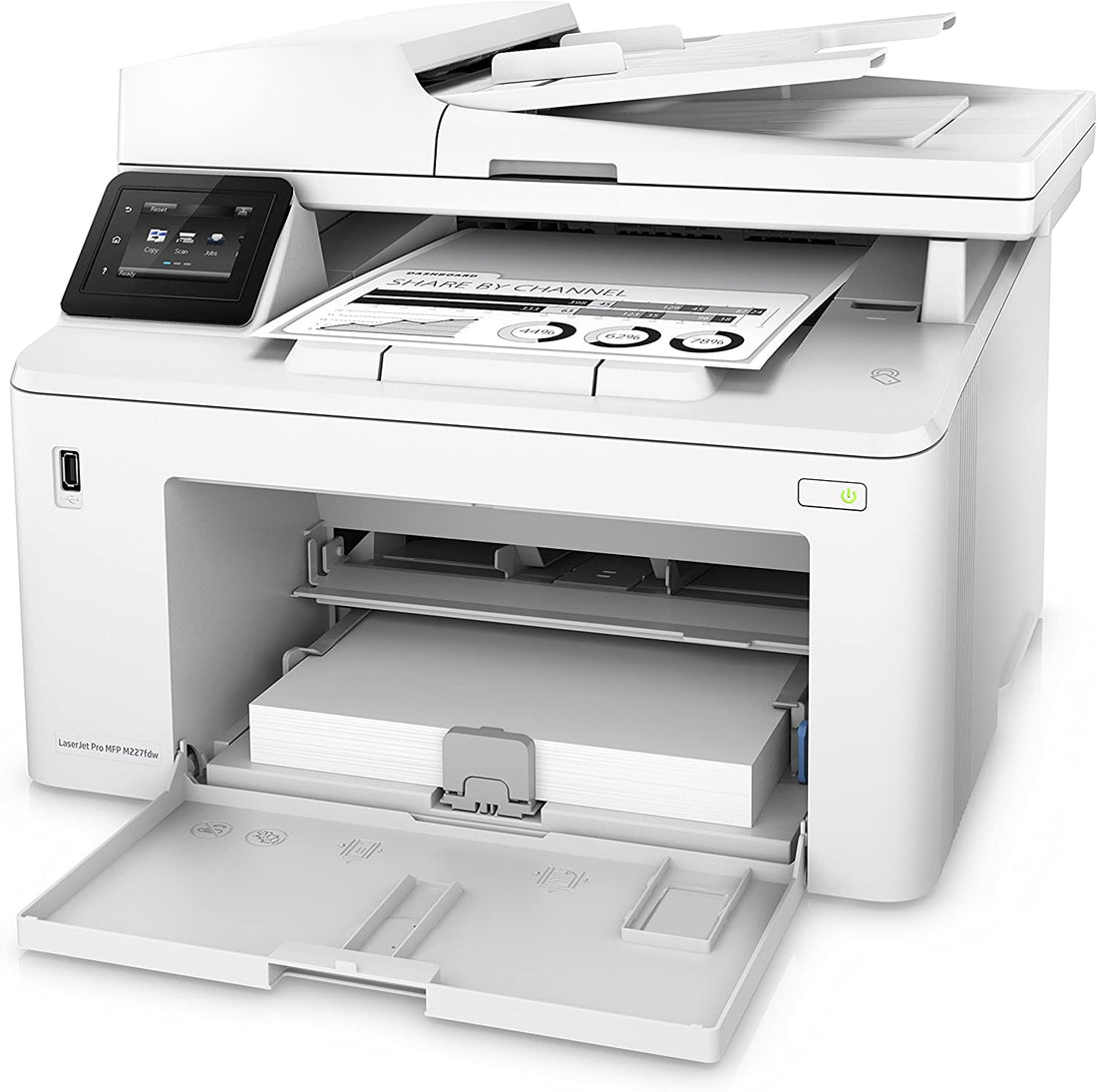 HP LaserJet Pro M227fdw Multi-Function Printer, White