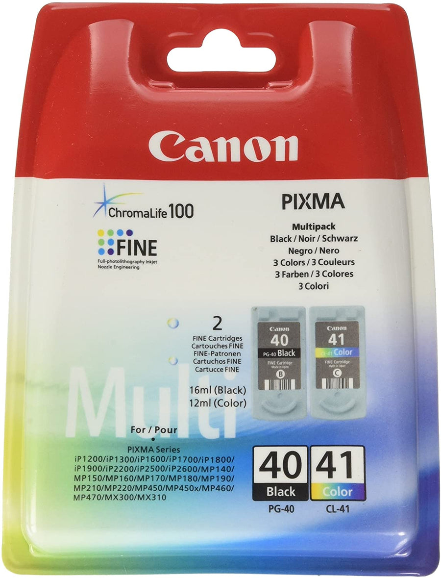 Canon PG-40/CL-41 Ink Cartridge Multipack 0615B036AA