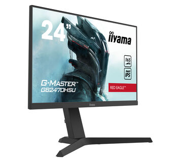 IIyama G-Master Red Eagle 23.8" IPS Monitor with Built-in Speakers - Black [G2470HSU]