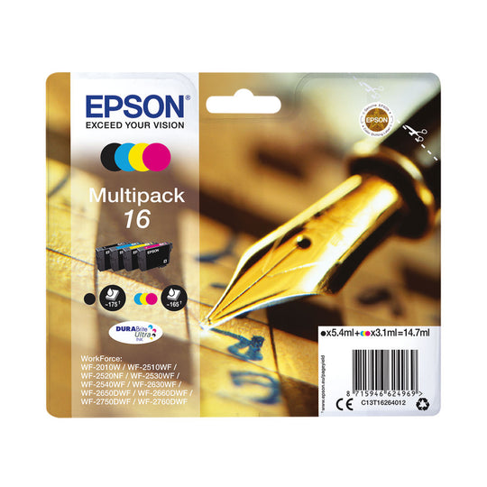 EPSON 16 KCMY CARTRIDGE PACK