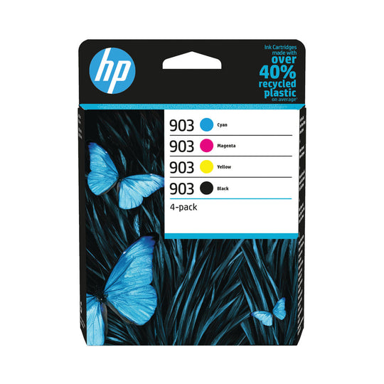 HP 903 CMYK Original Ink Cartridge (Pack of 4) 6ZC73AE