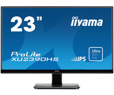 IIyama 23" Full HD IPS Monitor with Built-in Speakers - Black