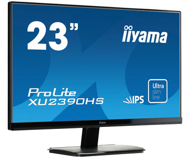 IIyama 23" Full HD IPS Monitor with Built-in Speakers - Black