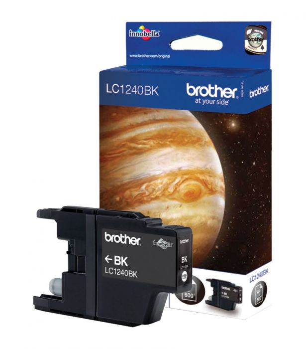 Brother LC1240BK Black Inkjet Cartridge (600 page capacity) LC-1240BK LC 1240